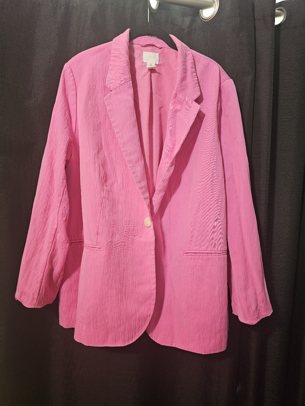 H&M Women’s Hot Pink Blazer Jacket XL